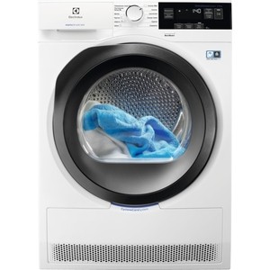 Сушильная машина ELECTROLUX EW8HR357S / 85х59.6х63.8, 7 кг, A++, тепловой насос, дисплей, белый