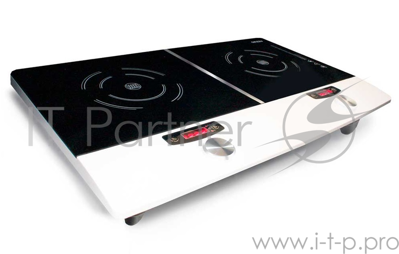 Плитка индукционная GINZZU HCI-226, 2 конф, 1400+2000Вт, механ. упр