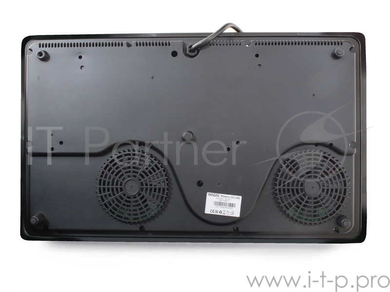 Плитка индукционная GINZZU HCI-243, 2 конф, 1500+2000Вт, сенс. упр.