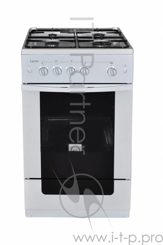 Плита Газовая Лысьва ГП 400 М2С-2у белая, стек.крыш