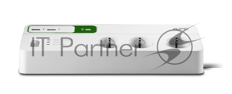 Сетевые фильтры APC PM6U-RS сетевой фильтр 2м, белый