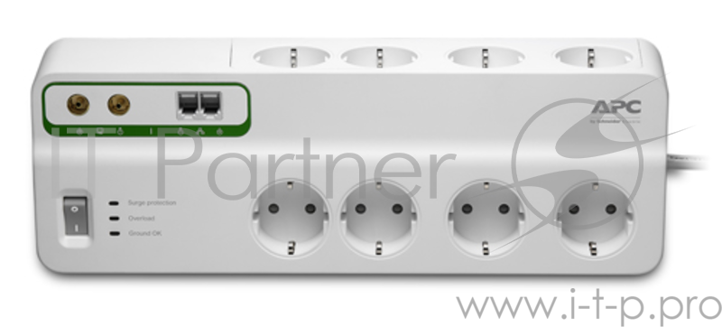 Сетевые фильтры APC PMF83VT-RS сетевой фильтр 3м, белый