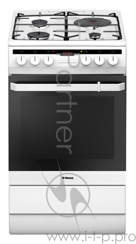 Плита Комбинированная Hansa FCMW68040 белый