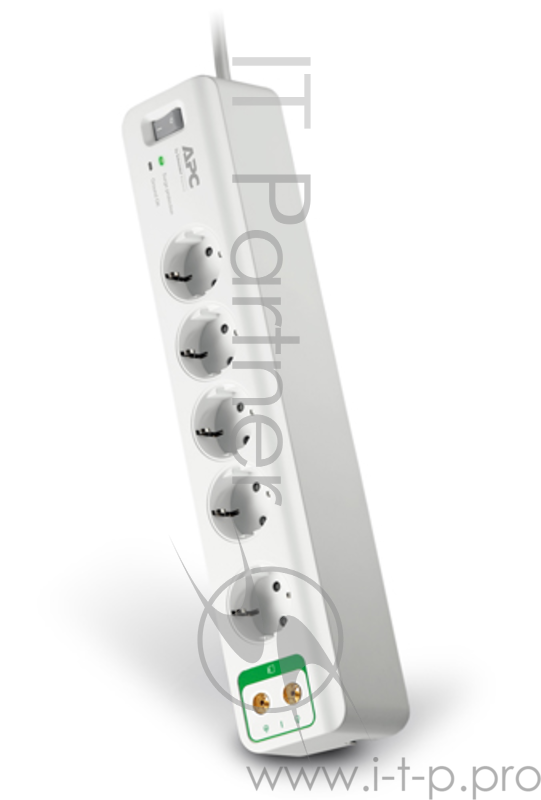 Сетевые фильтры APC PM5V-RS Сетевой фильтр 1.83м, 5 розеток, белый