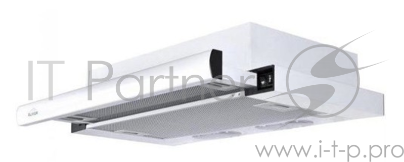 Вытяжка встраиваемая Elikor Интегра 60П-400-В2Л белый