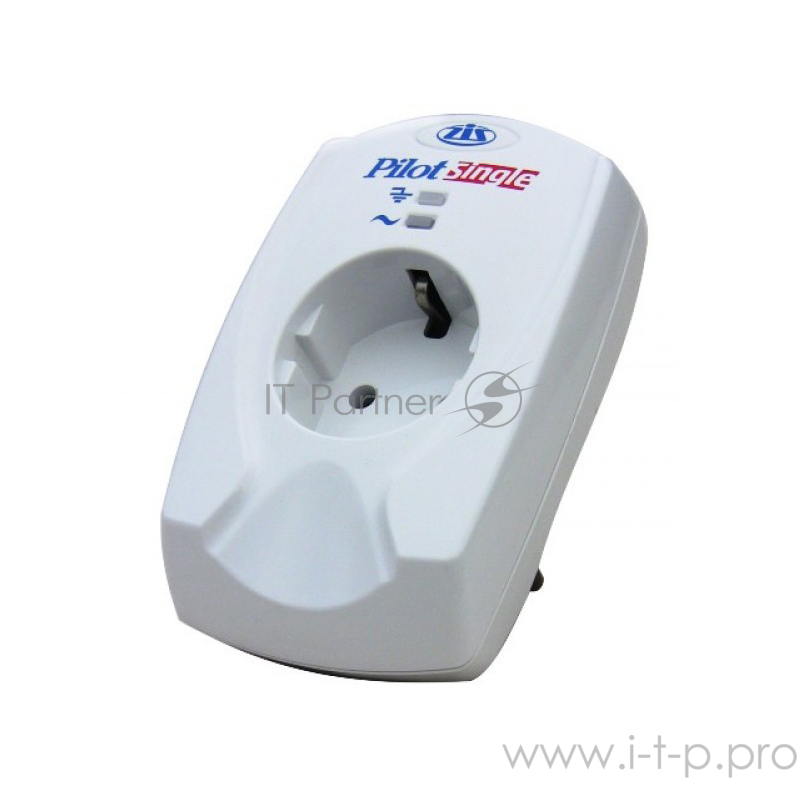 Сетевые фильтры ZIS Сетевой фильтр Pilot SINGLE, 1 розетка, белый арт. 033