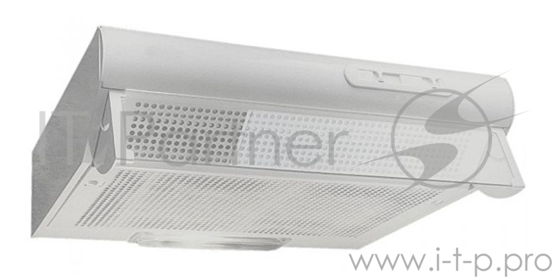 Вытяжка козырьковая Elikor Davoline 60П-290-П3Л белый управление: ползунковое (1 мотор)