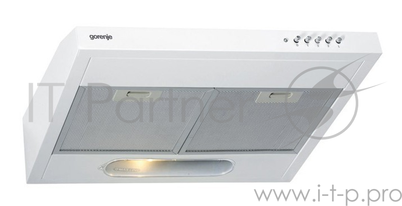 Вытяжка козырьковая Gorenje DU5345W белый управление: кнопочное (1 мотор)