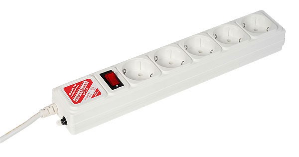 Сетевые фильтры PowerCube Сетевой фильтр 5.0м 5 розеток (SPG-B-15-WHITE), белый