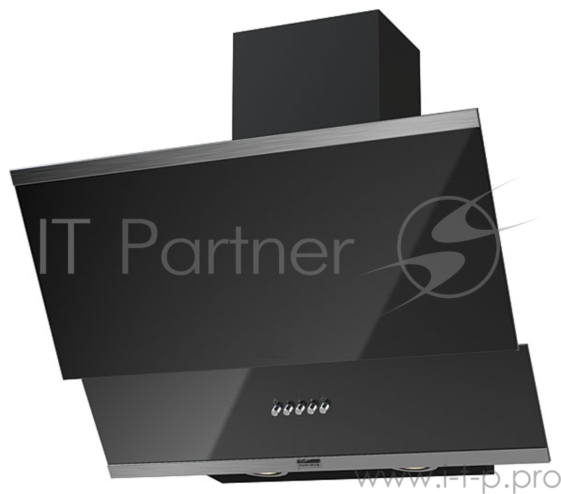 Вытяжка каминная Krona Irida 600 черный управление: кнопочное (1 мотор)