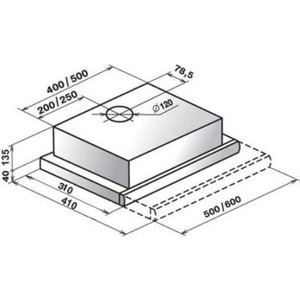 Вытяжка Elikor Интегра 50 белый/дуб венге Воздухоочиститель с выдвижной панелью, мощность - 400м3/ч, 3 скорости, ползунковый переключатель, освещение- лампы накаливания- 2х20Вт, шумность 54дБ, может работать в режиме вытяжки и рециркуляции, анодирова