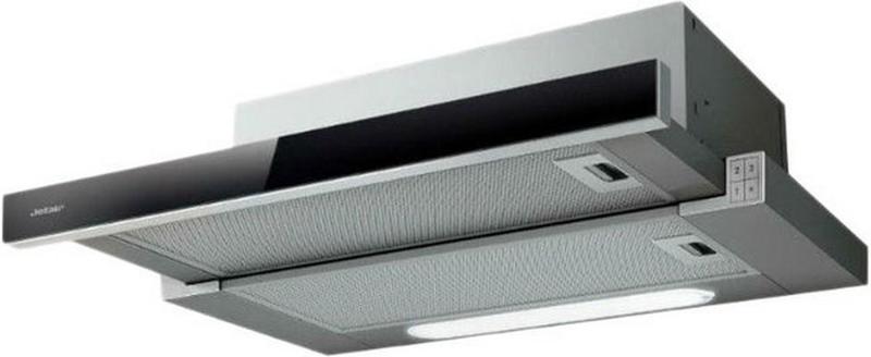 Вытяжка Elica/ Встраиваемая, 90 см, кнопочное управление, 650 куб. м. , серая+черное стекло