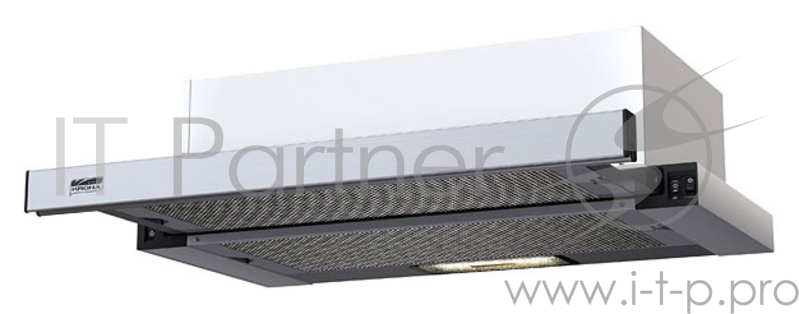 Вытяжка встраиваемая Krona Kamilla 600 белый управление: кнопочное (1 мотор)