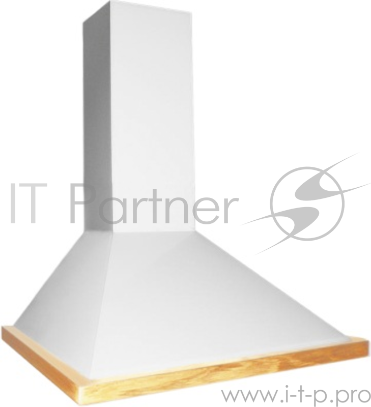 Вытяжка каминная Elikor Оптима 50П-400-П3Л белый управление: ползунковое (1 мотор)