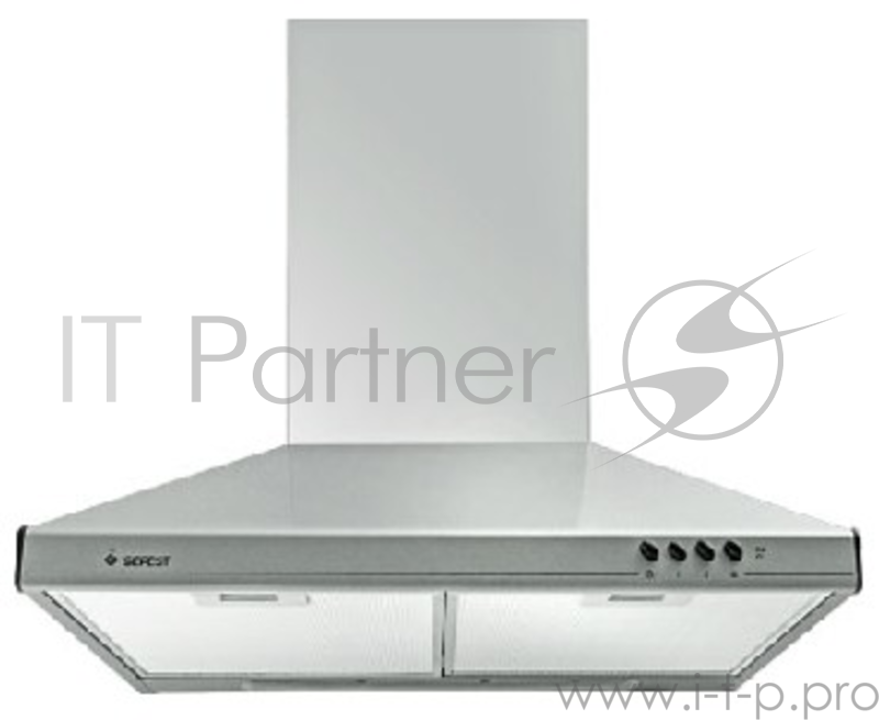 Вытяжка каминная GEFEST ВО 10 К44 серебристый