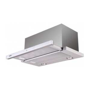 Встраиваемая вытяжка Korting KHP 6772 GW / 60 см, 790 м3/ч, сенсорное управление, 4 режима, таймер, панель-белое стекло