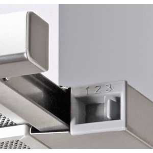 Встраиваемая вытяжка Korting KHP 6313 X / 60 см, 375 м3/ч, механическое управление, 3 режима, 2 мотора, нержавеющая сталь