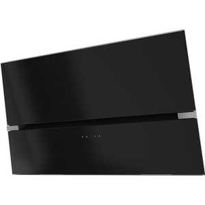 Вытяжка наклонная Korting KHC 69080 GN / 60 см, сенсорное управление , 4 режима, 950 м3/ч., таймер, черное стекло