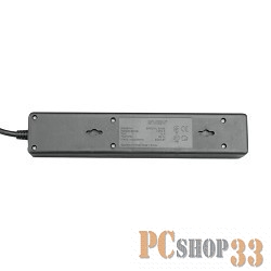 Сетевые фильтры SVEN Удлинитель Special base SV-00546 (black) 1.8 м {5 евророзеток, для UPS, вилка IEC}