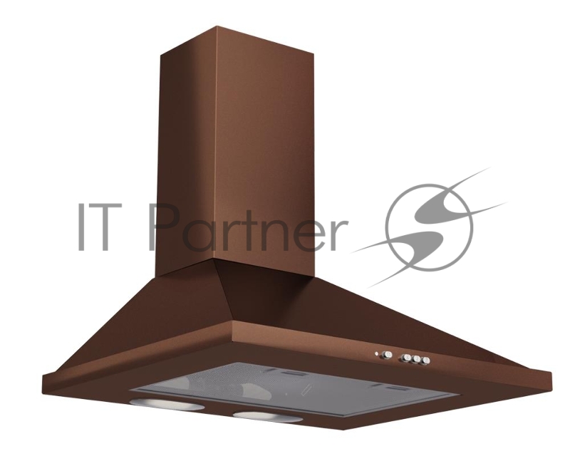 Вытяжка Elikor Оптима 50П-400-К3Л медный антик