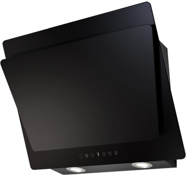 Вытяжки Korting Наклонная, 60 см, сенсорное управление, ПДУ, 4 режима, 750 м3/ч., таймер, черное стекло