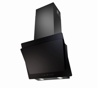 Вытяжки Korting Наклонная, 60 см, сенсорное управление, ПДУ, 4 режима, 750 м3/ч., таймер, черное стекло