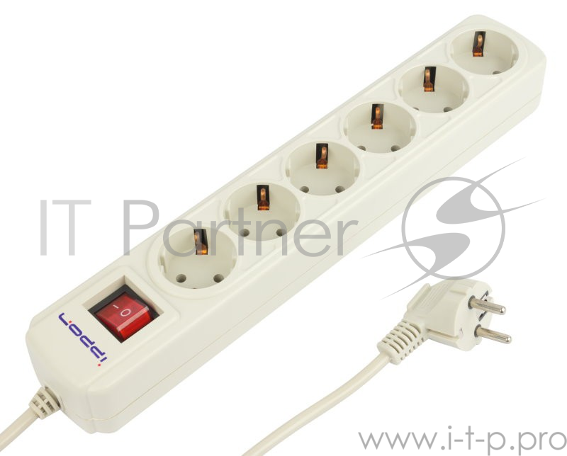 Сетевые фильтры IPPON Сетевой фильтр BK252 (6 розеток, 5 м) (75109)