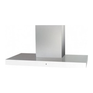 Вытяжка каминная Korting KHC 6770 GW нержавеющая сталь + белое стекло