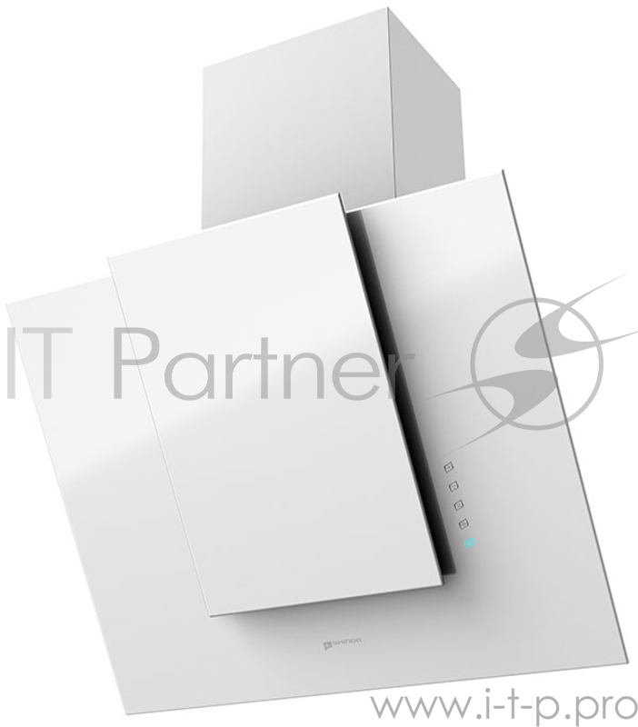 Вытяжка каминная Shindo Nori 60 W/WG белый управление: сенсорное(1 мотор)