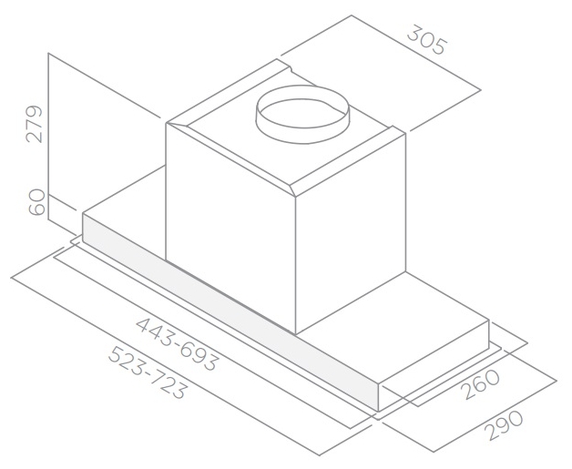 Вытяжка встраиваемая Elica Hidden HT IXGL/A/90 нержавеющая сталь управление: сенсорное (1 мотор)