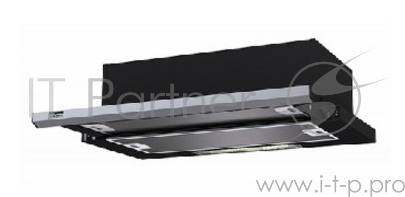 Вытяжка Krona Kamilla slim 600 BK/IX (1 мотора)