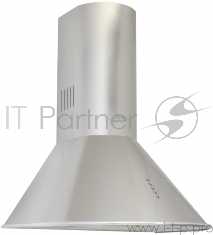 Вытяжки Korting Купольная, 60 см, 650 м3/ч, механическое управление, 3 режима, нержавеющая сталь