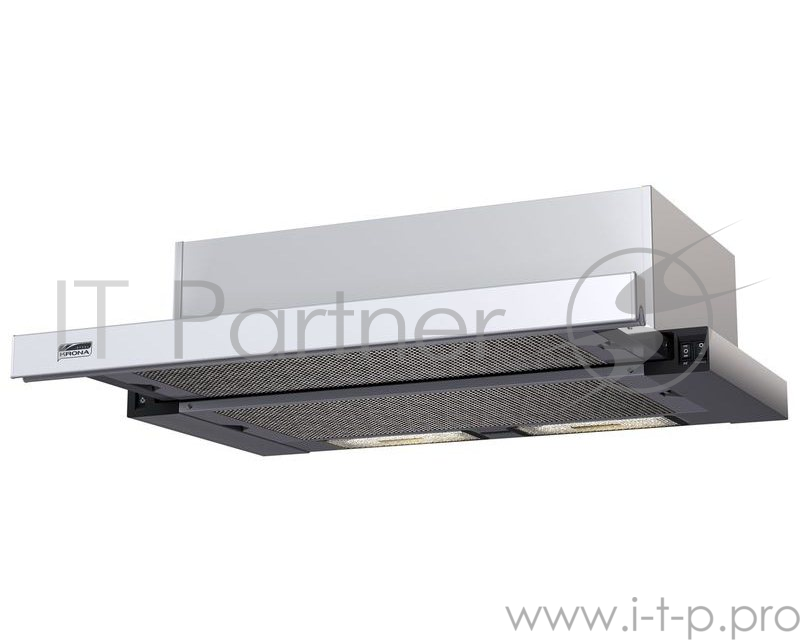Вытяжка KRONA STEEL KAMILLA 600 белый 2мотора кухонная