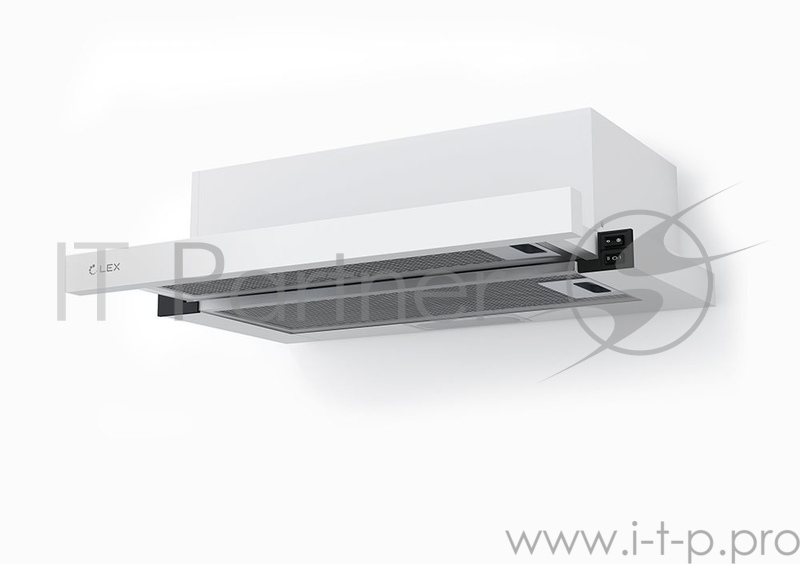 Вытяжка встраиваемая LEX HUBBLE G 500 белый 570м3/час LED лампы