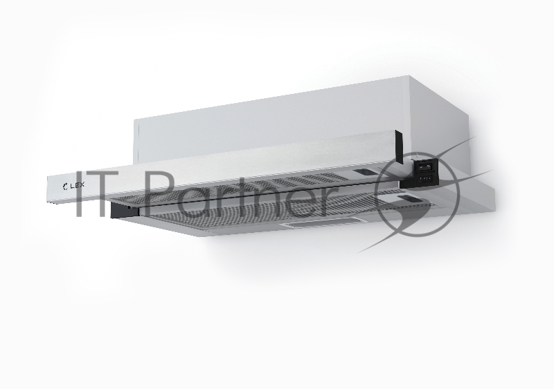 Вытяжка встраиваемая LEX HUBBLE 500 серебристый 570м3/час LED лампы