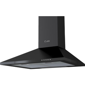 Вытяжка купольная LEX BASIC 600 BLACK 540м3/час лампы накаливания