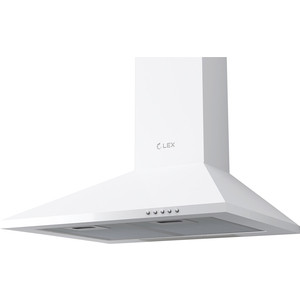 Вытяжка купольная LEX BASIC 600 WHITE белый 540м3/час лампы накаливания