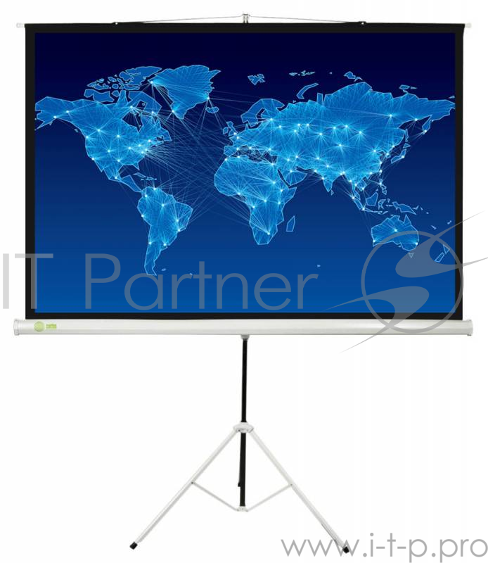 Экраны Cactus Экран Cactus Triscreen CS-PST-150X150 150х150 см 1:1, напольный белый