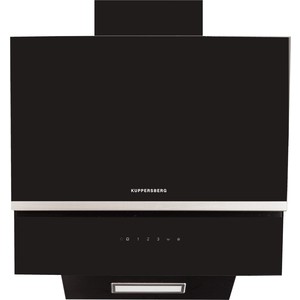 Вытяжка Kuppersberg Настенная вытяжка, ширина 60 см, отвод/рециркуляция, 650 м3/час, сенсорное управление, 3 скоростей, светодиодное освещение 2х1 Вт, металлические жироулавливающие фильтры, угольный фильтр KF-СM (опция), 42-47 дБ, система предупрежд