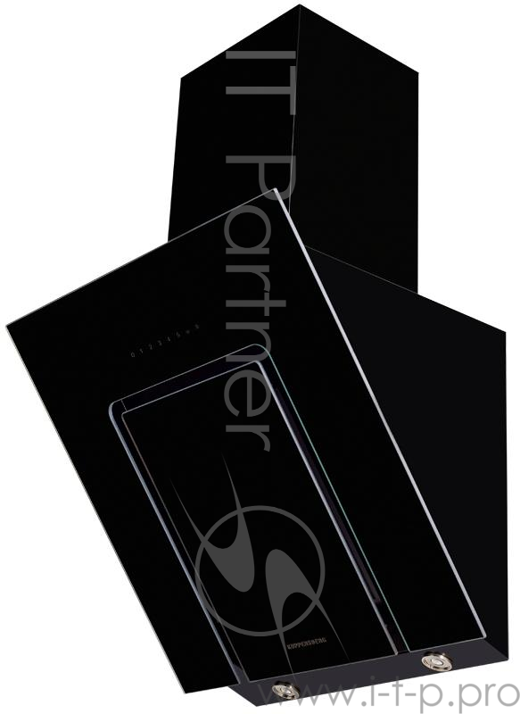 Вытяжка Kuppersberg Настенная вытяжка, ширина 60 см, отвод/рециркуляция, 900 м3/час, сенсорное управление, таймер, 5 скоростей, галогенное освещение 2х20 Вт, металлические жироулавливающие фильтры, угольный фильтр KF-СM (опция), 42-47 дБ, цвет черное