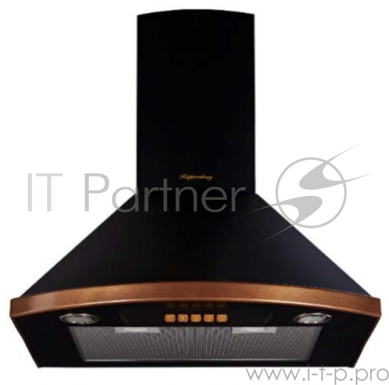 Вытяжка Kuppersberg BONA 60 B Bronze, ширина 60 см, чёрный