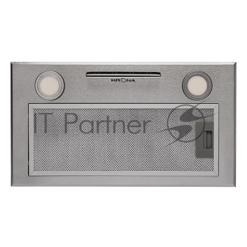 Вытяжка Krona Ameli 600 inox S полновстраиваемая кухонная вытяжка встраивается в навесной шкафчик отвод / циркуляция Макс. производительность 1000 куб. м/ч ширина для установки 60 см мощность двигателя 230 Вт электронное управление тихий двигатель