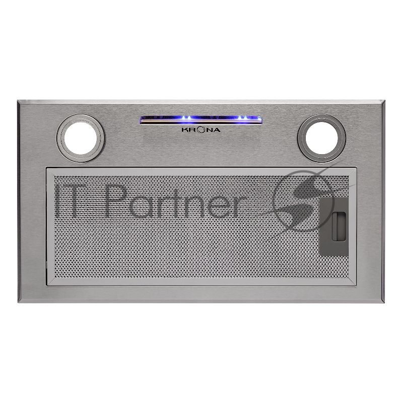 Вытяжка Krona Ameli 600 inox S полновстраиваемая кухонная вытяжка встраивается в навесной шкафчик отвод / циркуляция Макс. производительность 1000 куб. м/ч ширина для установки 60 см мощность двигателя 230 Вт электронное управление тихий двигатель