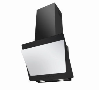 Вытяжки Korting Наклонная, 60 см, сенсорное управление, ПДУ, 4 режима, 750 м3/ч., таймер, черное/белое стекло