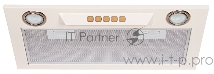 Встраиваемая вытяжка Kuppersberg Встраиваемая вытяжка, ширина 52 см, отвод/рециркуляция, 650 м3/час, электронное управление, 3 скорости, галогенное освещение 2х20 Вт, анодированный алюминиевый жироулавливающий фильтр,таймер, угольный фильтр С6С (опци