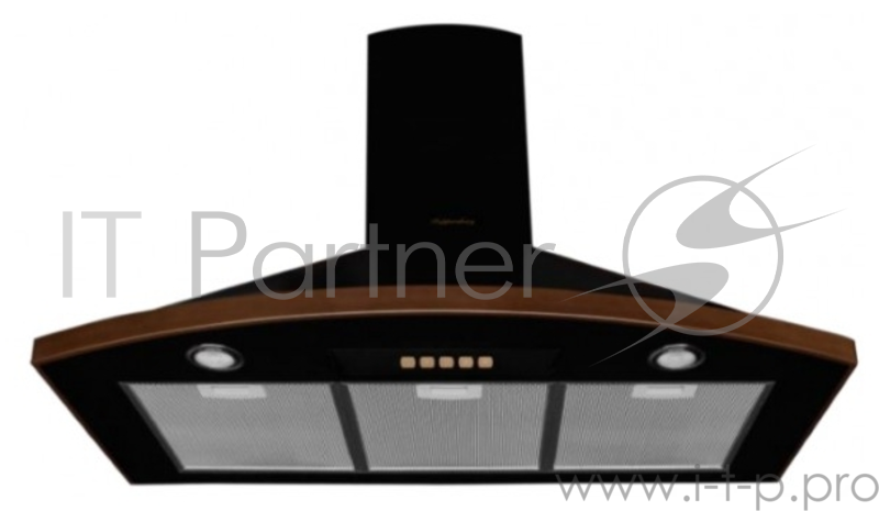 Вытяжка Kuppersberg Настенная вытяжка, ширина 90 см, отвод/рециркуляция, 650 м3/час, электронное управление, 3 скорости, галогеновое освещение 2х20 Вт, анодированные алюминиевые жироулавливающие фильтры, таймер, угольный фильтр С6С (опция), 42 дБ, цв