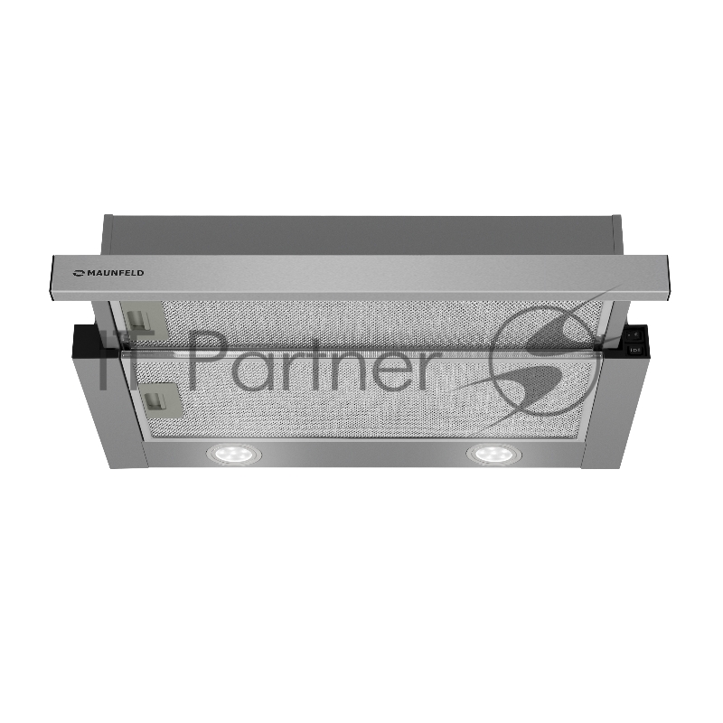 ВЫТЯЖКА MAUNFELD VS LIGHT 60 НЕРЖАВЕЙКА • Тип: встраиваемая • Цвет: нержавейка • Управление: колыбельное • Ширина, мм: 600 • Полная потребляемая мощность, Вт: 140• Количество скоростей: 2 • Максимальная производительность, м3/ч: 480• Диаметр возд