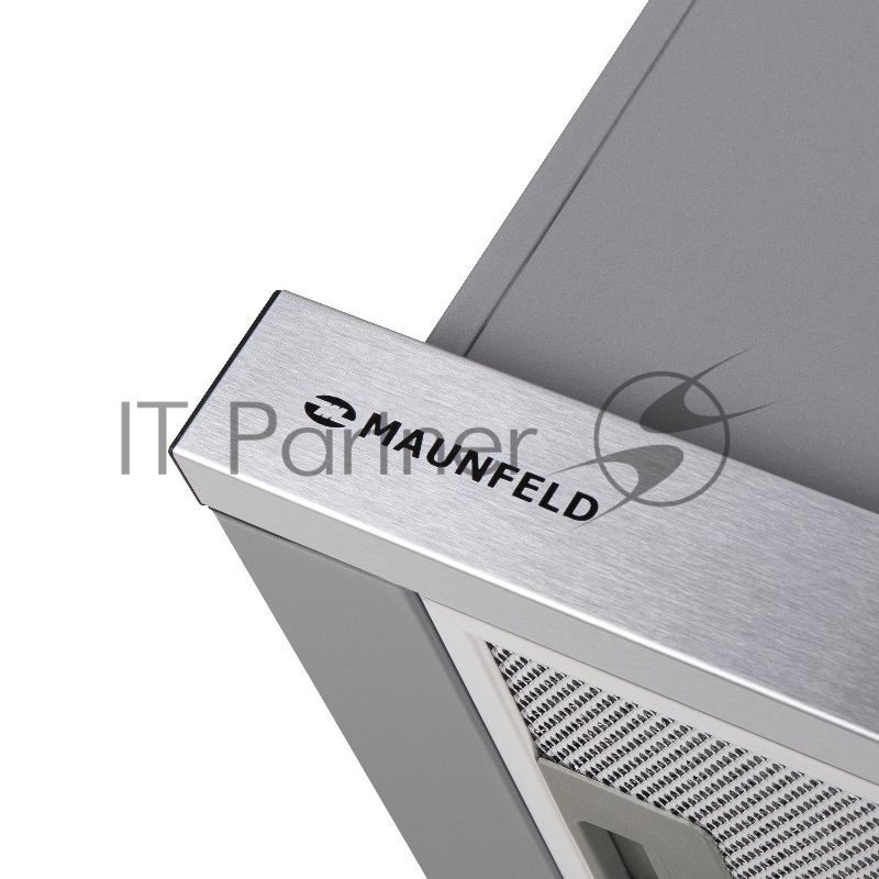 ВЫТЯЖКА MAUNFELD VS LIGHT 60 НЕРЖАВЕЙКА • Тип: встраиваемая • Цвет: нержавейка • Управление: колыбельное • Ширина, мм: 600 • Полная потребляемая мощность, Вт: 140• Количество скоростей: 2 • Максимальная производительность, м3/ч: 480• Диаметр возд