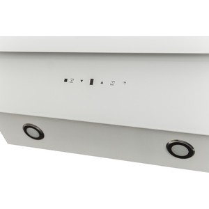 Вытяжка Kuppersberg F 912 W Настенная вытяжка, ширина 90 см, отвод/рециркуляция, 600 м3/час, электронное сенсорное управление, таймер, 3 скорости, светодиодное освещение 2х2 Вт, металлические жироулавливающие фильтры, угольный фильтр KF-ES (опция),