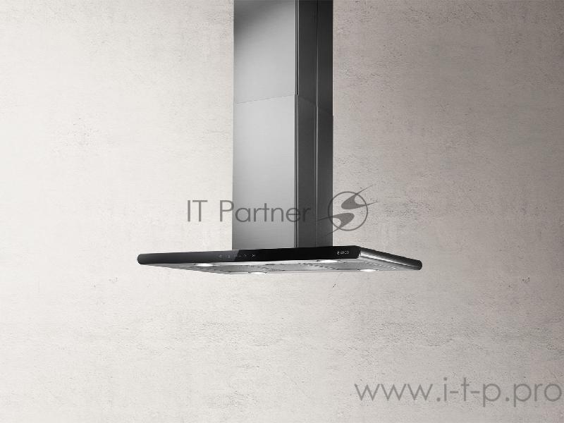 Вытяжной шкаф ELICA GALAXY ISLAND BLIX/A/90X45, нержавеющая сталь+черное стекло (PRF0017852B)